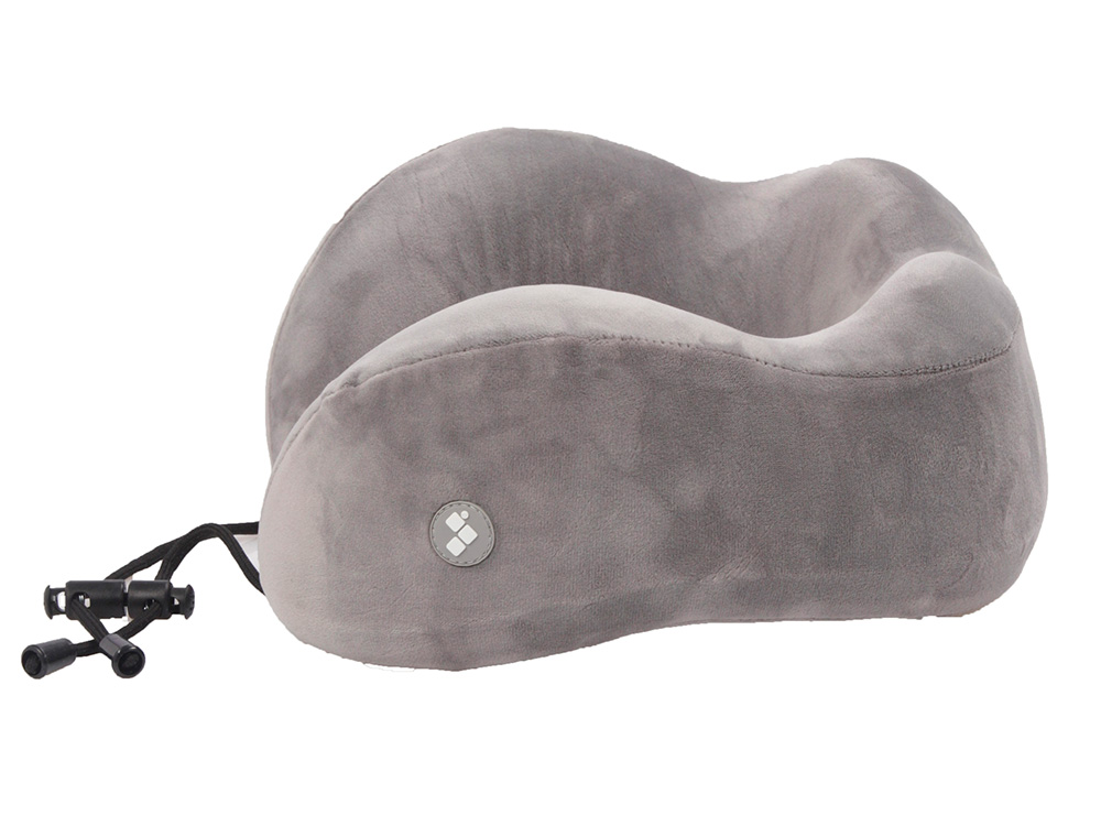 Подушка для путешествий с эффектом памяти Мемо Bluewinder Grey, серый