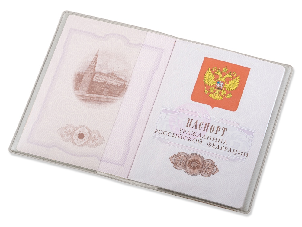 Классическая обложка для паспорта Favor, белая, белый