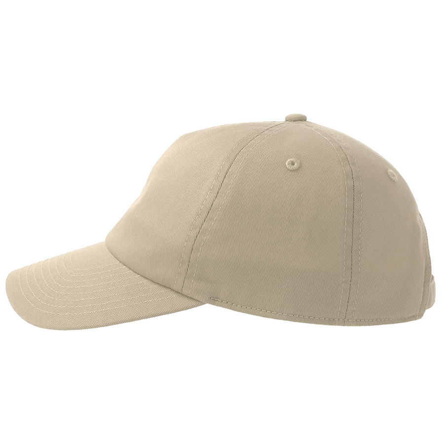 Бейсболка "DAD HAT-S FIVE", 5 клиньев, металлическая застежка, бежевый, 100% хлопок, 270 г/м2