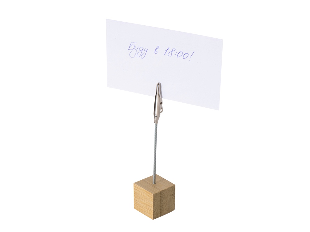 Держатель для заметок из бамбука Kind reminder (натуральный)