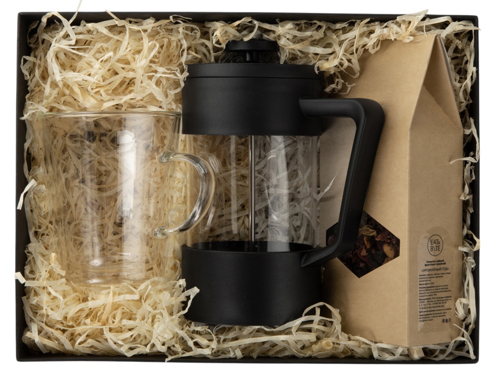 Подарочный набор для чая Tea eve (черный, прозрачный)