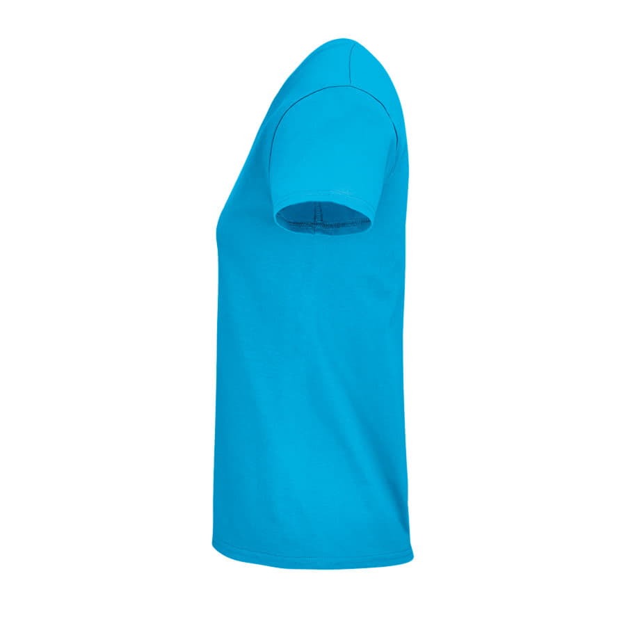 Футболка женская "CRUSADER WOMEN", бирюзовый, 100% органический хлопок, 150 г/м2