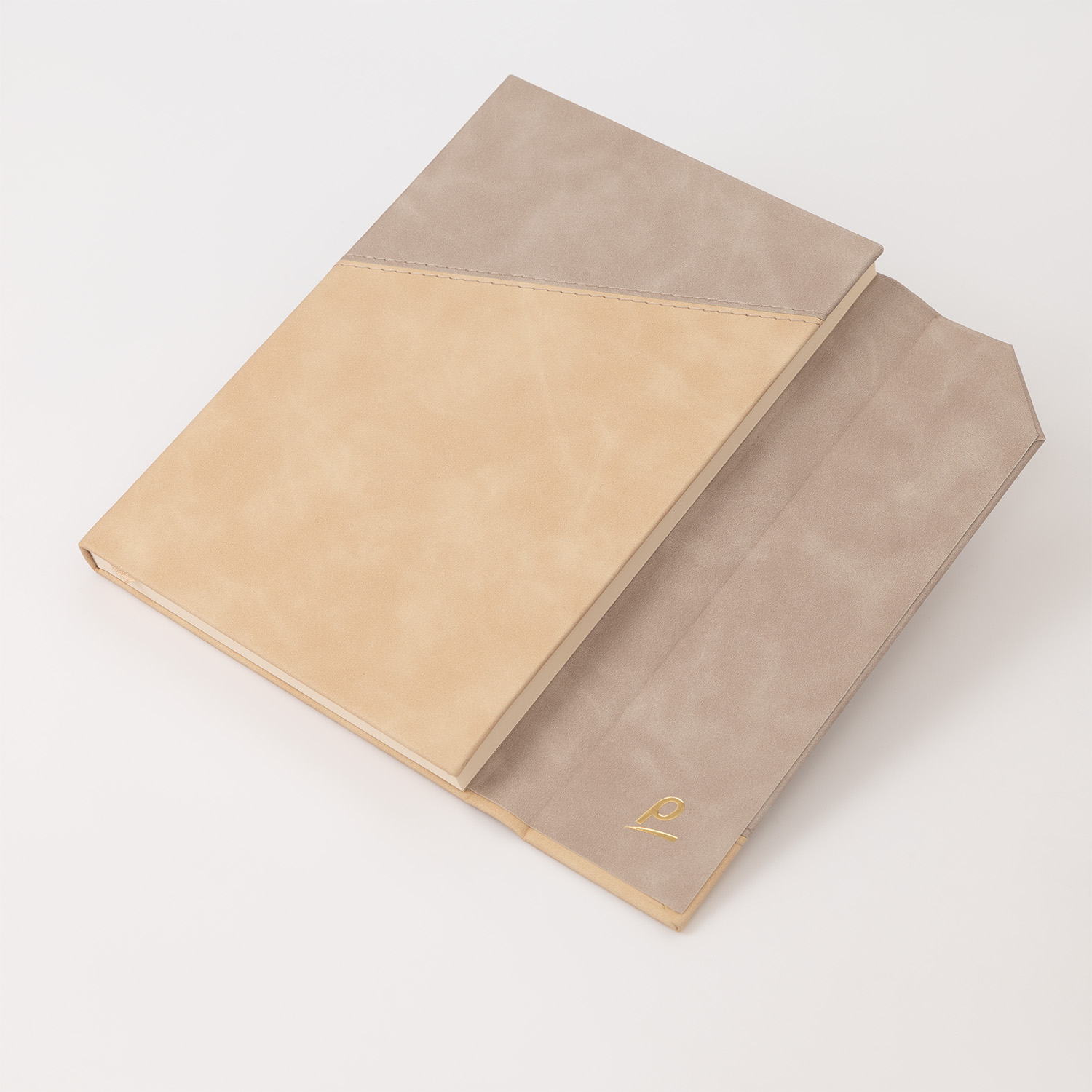 Ежедневник B2Book Magnetic Medio Diagonal 1/2, бежевый