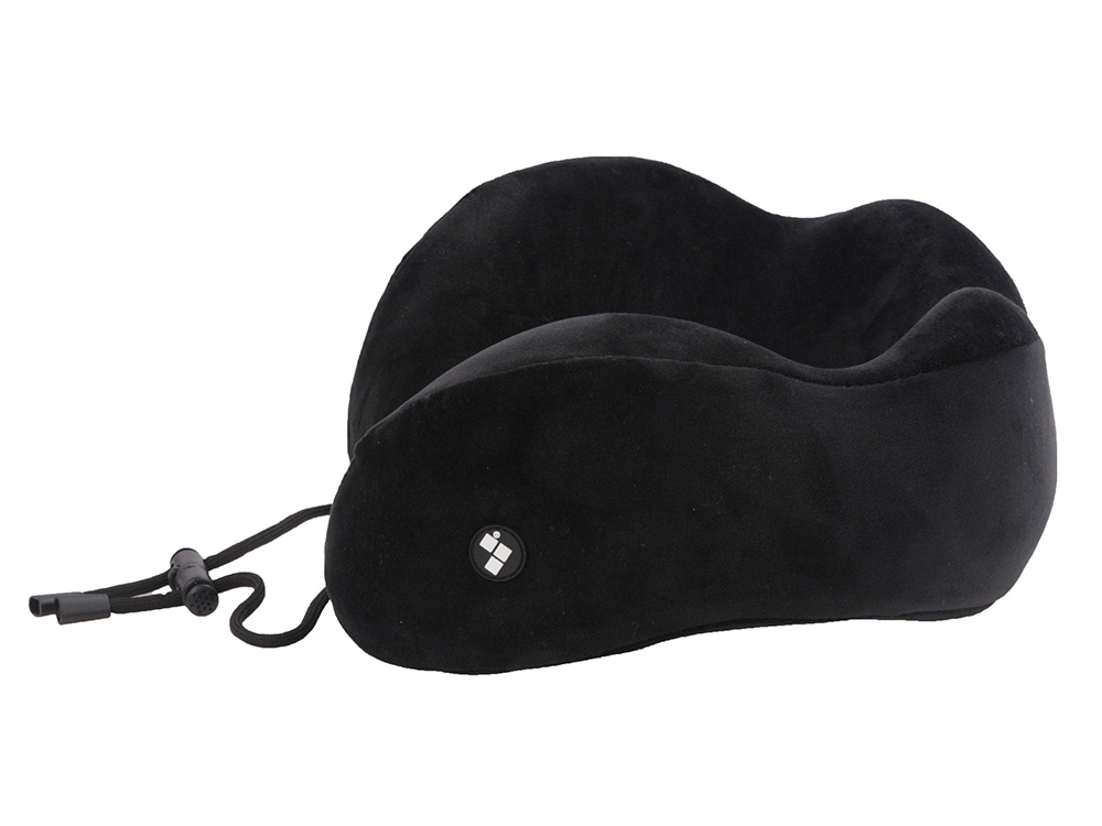 Подушка для путешествий с эффектом памяти Мемо Bluewinder Black, черный