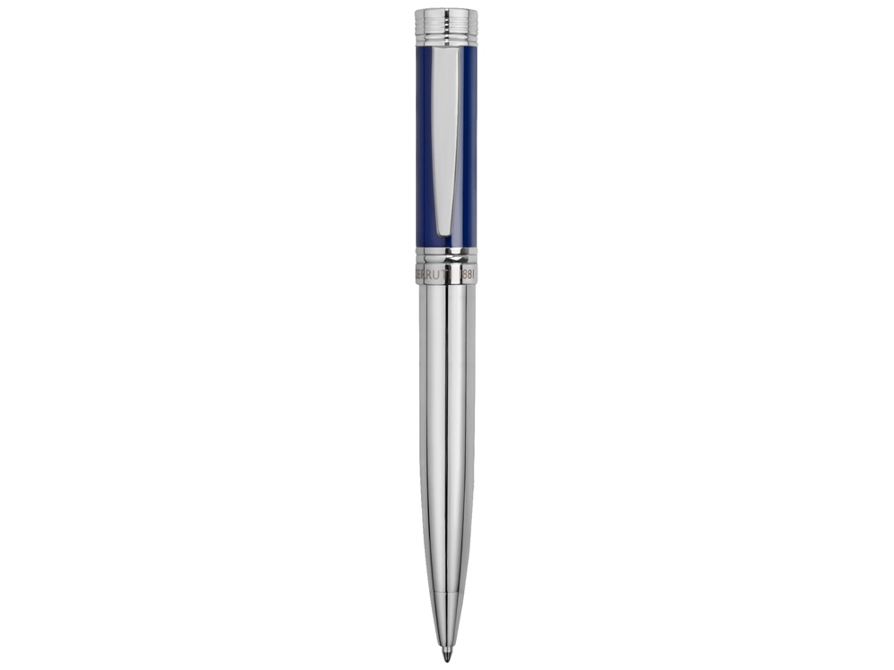 Шариковая авторучка Zoom Classic Azur. Cerruti 1881, серебристый, синий
