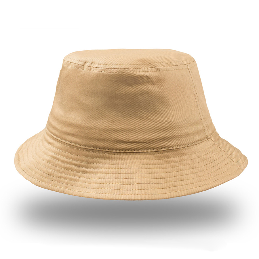 Панама BUCKET COTTON, хаки (бежевый), 100% хлопок, 180 г/м2