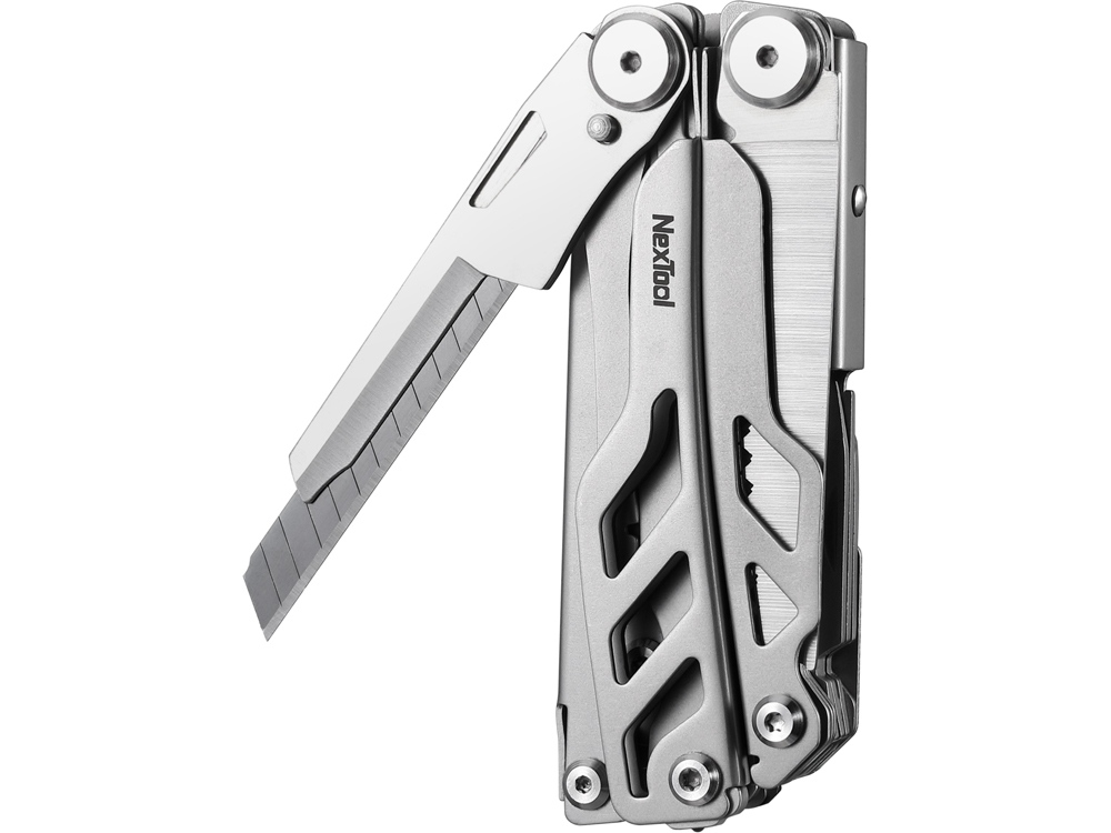 Мультитул Nextool Flagship Pro, 16 функций, 2 сменных лезвия (NE20232), серебристый