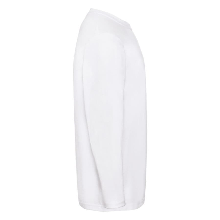 Футболка "Super Premium Long Sleeve", белый, 100% х/б, 190 г/м2