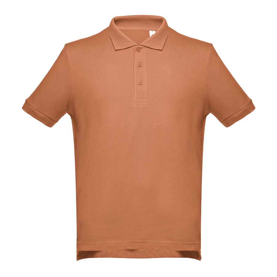 Рубашка-поло мужская ADAM, мокко, 2XL, 100% хлопок, плотность 195 г/м2