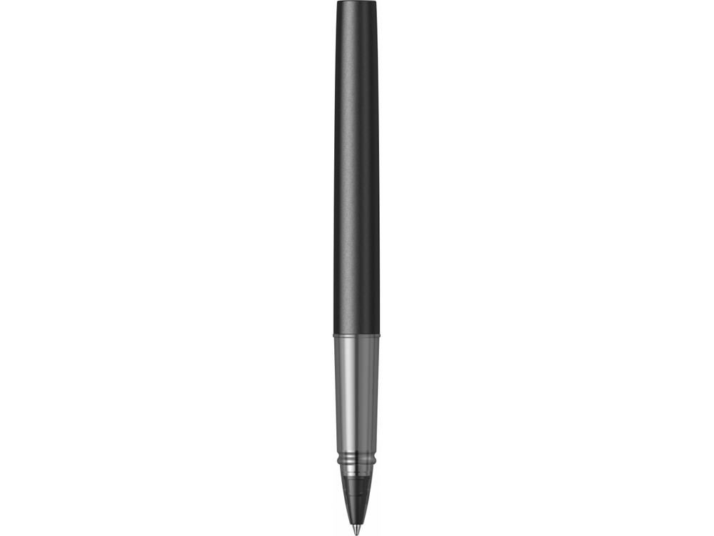 Ручка-роллер Parker Vector XL Black CT, стержень: F, цвет чернил:black, в подарочной упаковке, черный, серебристый