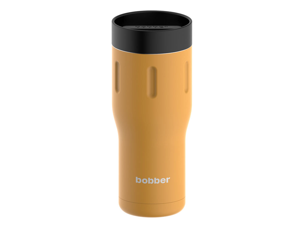 Термос питьевой, вакуумный, бытовой, тм bobber. Объем 0,47 литра. Артикул Tumbler-470 Ginger Tonic, оранжевый
