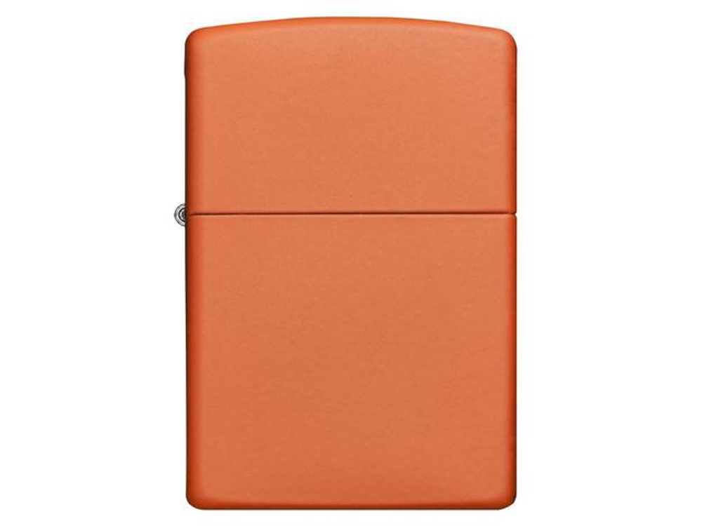 Зажигалка ZIPPO Classic с покрытием Orange Matte, латунь/сталь, оранжевая, матовая, 38x13x57 мм, оранжевый