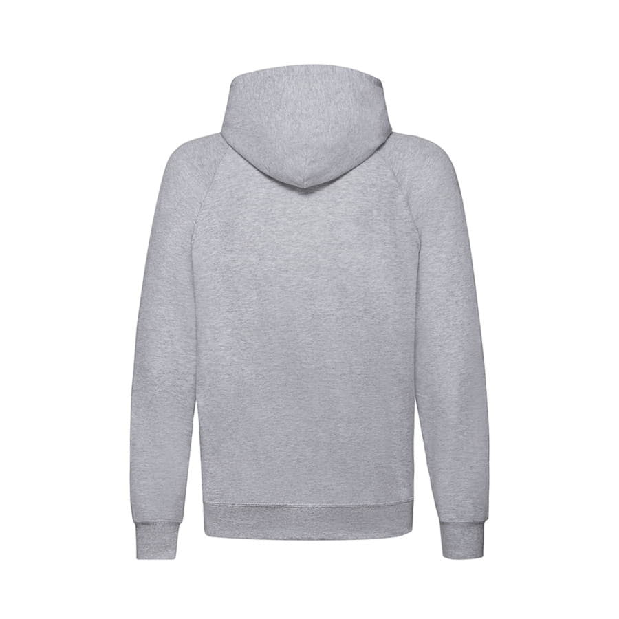 Толстовка мужская "LIGHTWEIGHT", серый меланж, 80% хлопок, 20% полиэстер, 240 г/м2