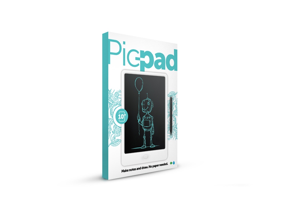 Планшет для рисования Pic-Pad с ЖК экраном (белый, черный)