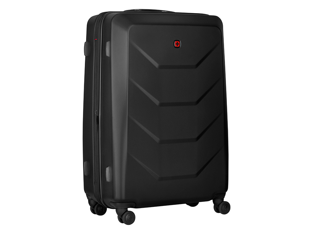 Чемодан WENGER Prymo, чёрный, большой, 52х76х30 см, 93 л, ABS+PC, черный