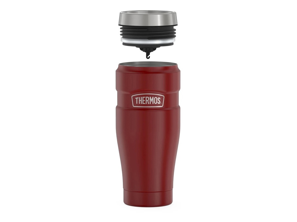 Кружка-термос из нерж. стали тм THERMOS SK1005 RCMB  0.47L, красный