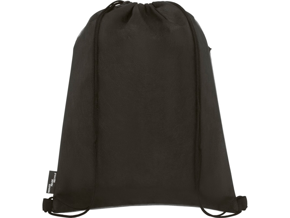 Рюкзак со шнурком Ross из переработанного ПЭТ, heather medium grey, серый