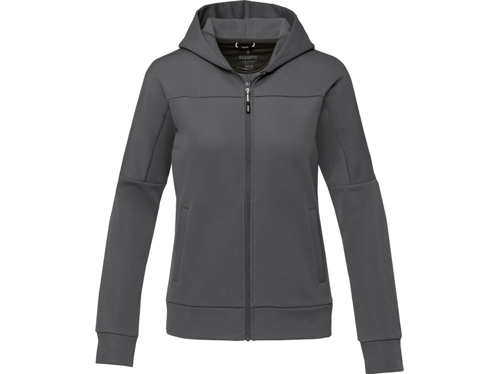 Женская спортивная трикотажная куртка Nubia на молнии, storm grey, серый