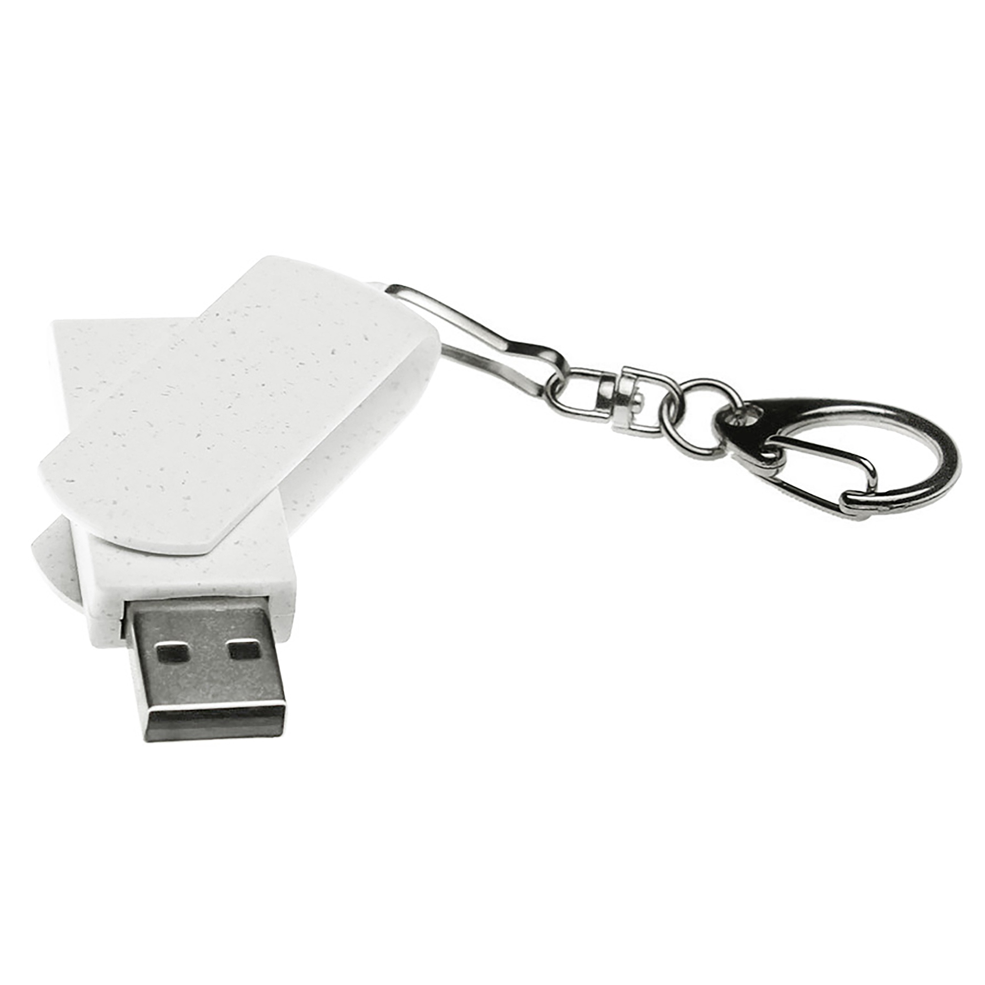 Флешка USB 2.0 Варуна на 64 ГБ, крапчатый белый
