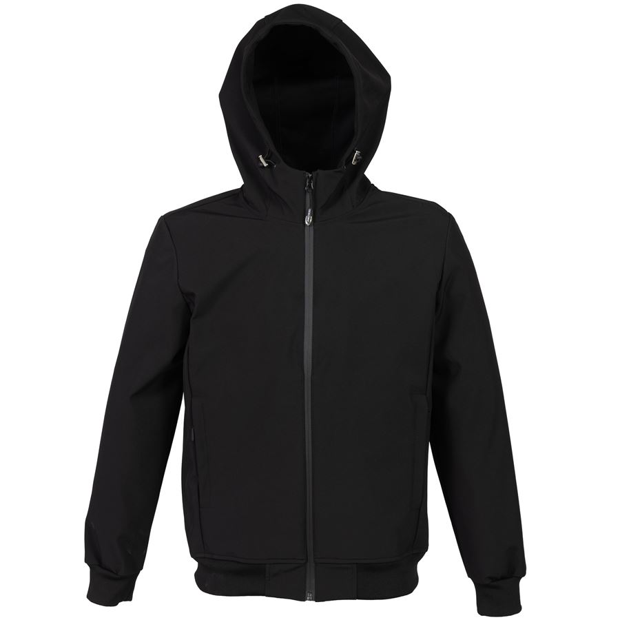 Куртка мужская "LONDON", чёрный, 2XL, 94% полиэстер, 6% эластан,  300 г/м2