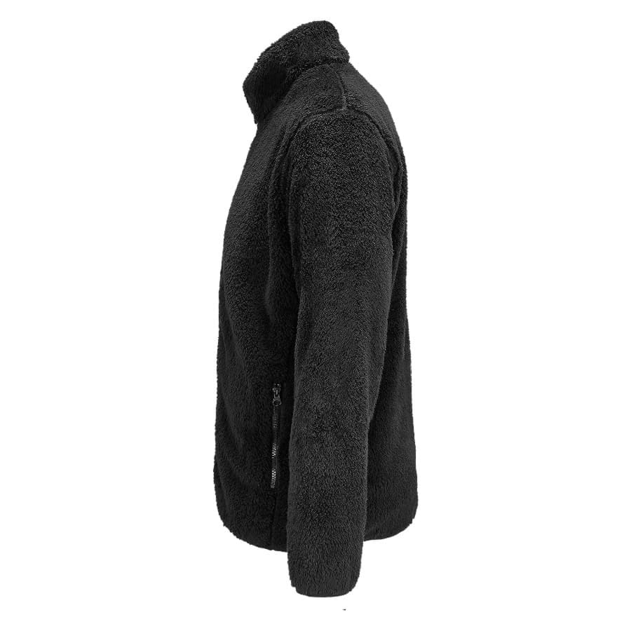 Куртка на молнии мужская FINCH, черный, 100% полиэстер, 275 г/м2
