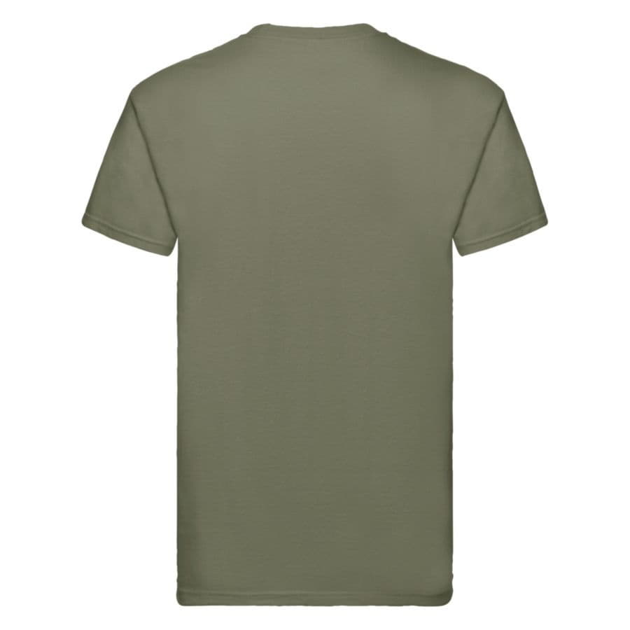Футболка мужская "Super Premium T", оливковый, 100% х/б, 205 г/м2