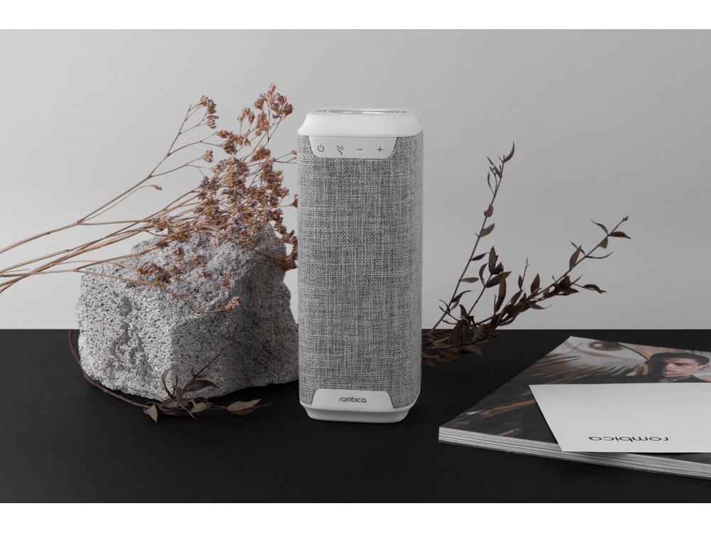 Портативная колонка mySound Sola, 15 Вт (светло-серый)