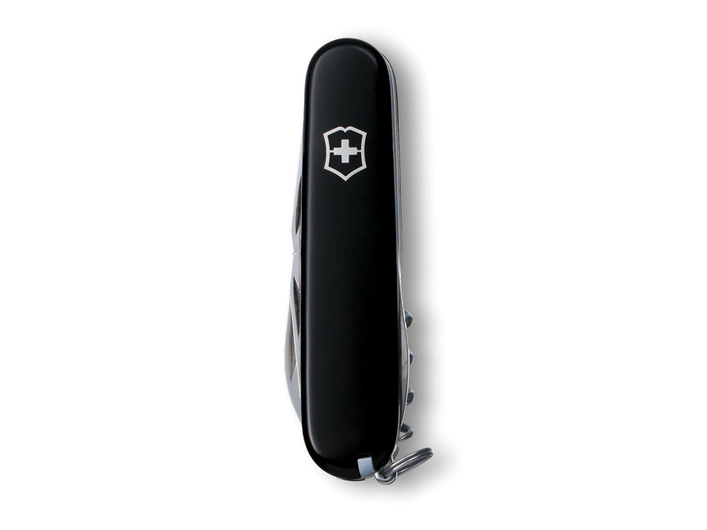 Нож перочинный VICTORINOX Spartan, 91 мм, 12 функций, чёрный, черный