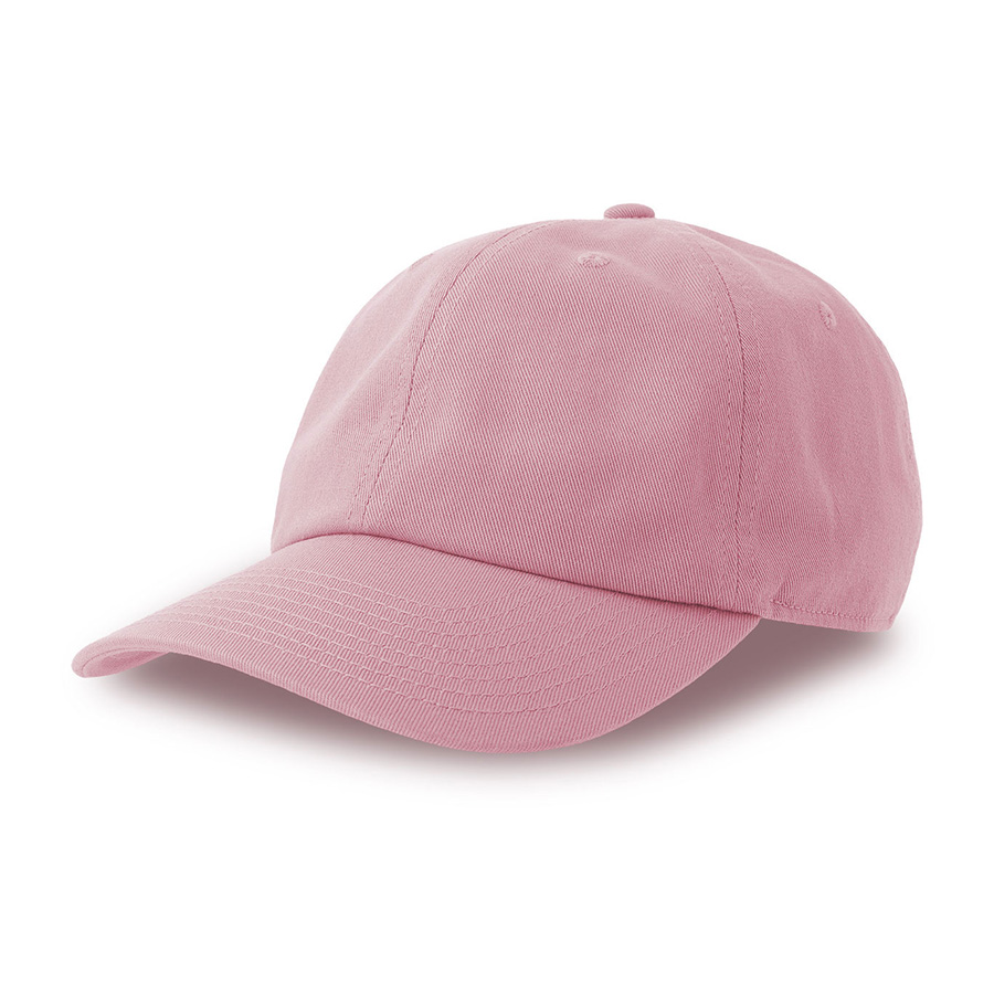 Бейсболка "DAD HAT-S", 6 клиньев, металлическая застежка, розовый,  80% хлопок, 20% переработанный хлопок, 270 г/м2