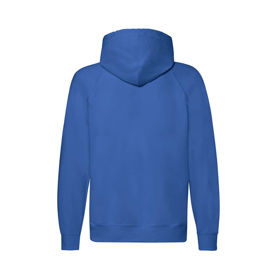 Толстовка без начеса "Lightweight Hooded Sweat", серый, 80% х/б 20% полиэстер, 240 г/м2