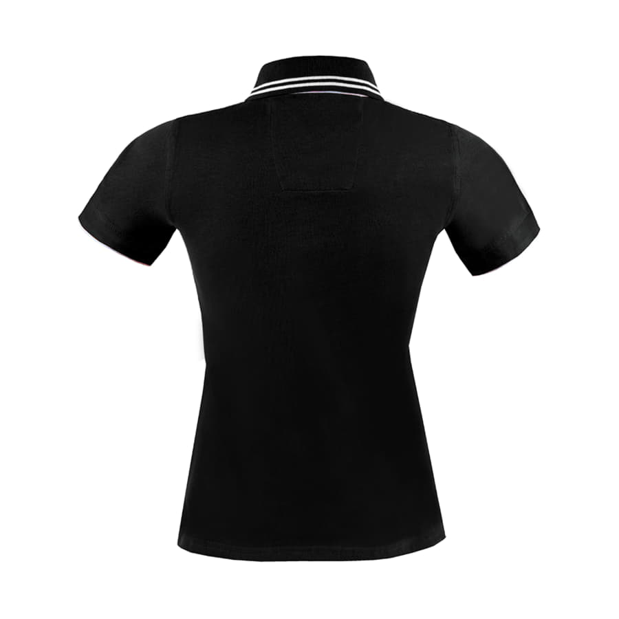 Рубашка поло женская RODI LADY, черный, 100% хлопок,180 г/м2