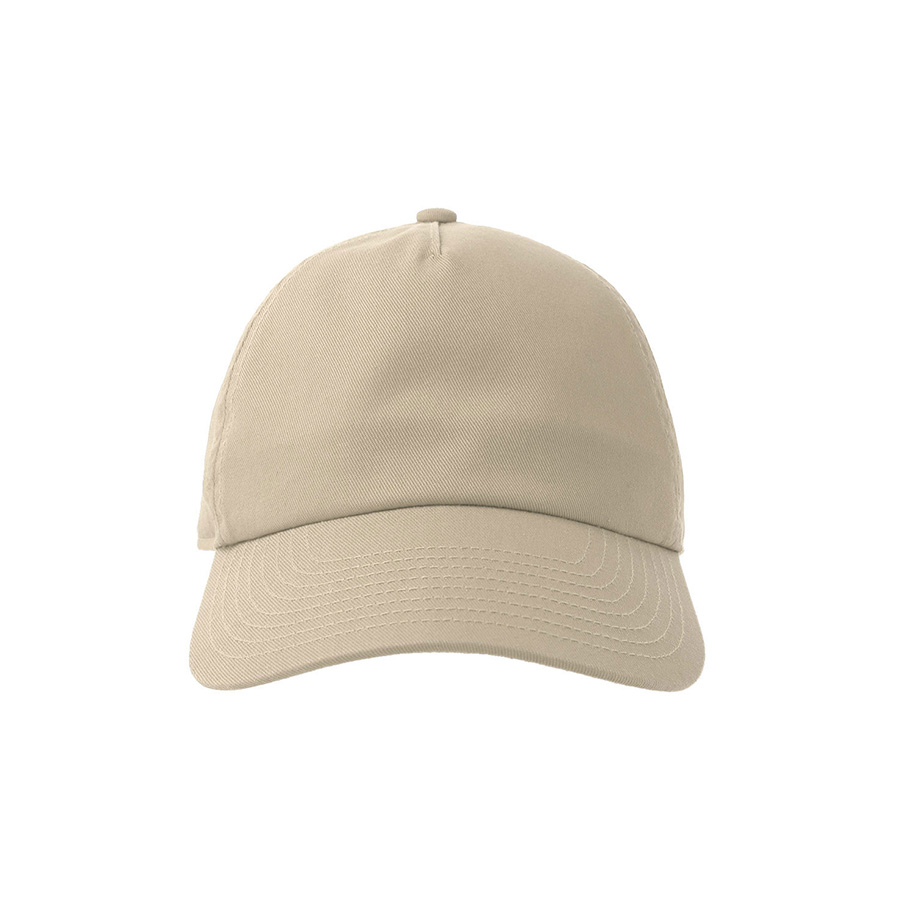 Бейсболка "DAD HAT-S FIVE", 5 клиньев, металлическая застежка, бежевый, 100% хлопок, 270 г/м2