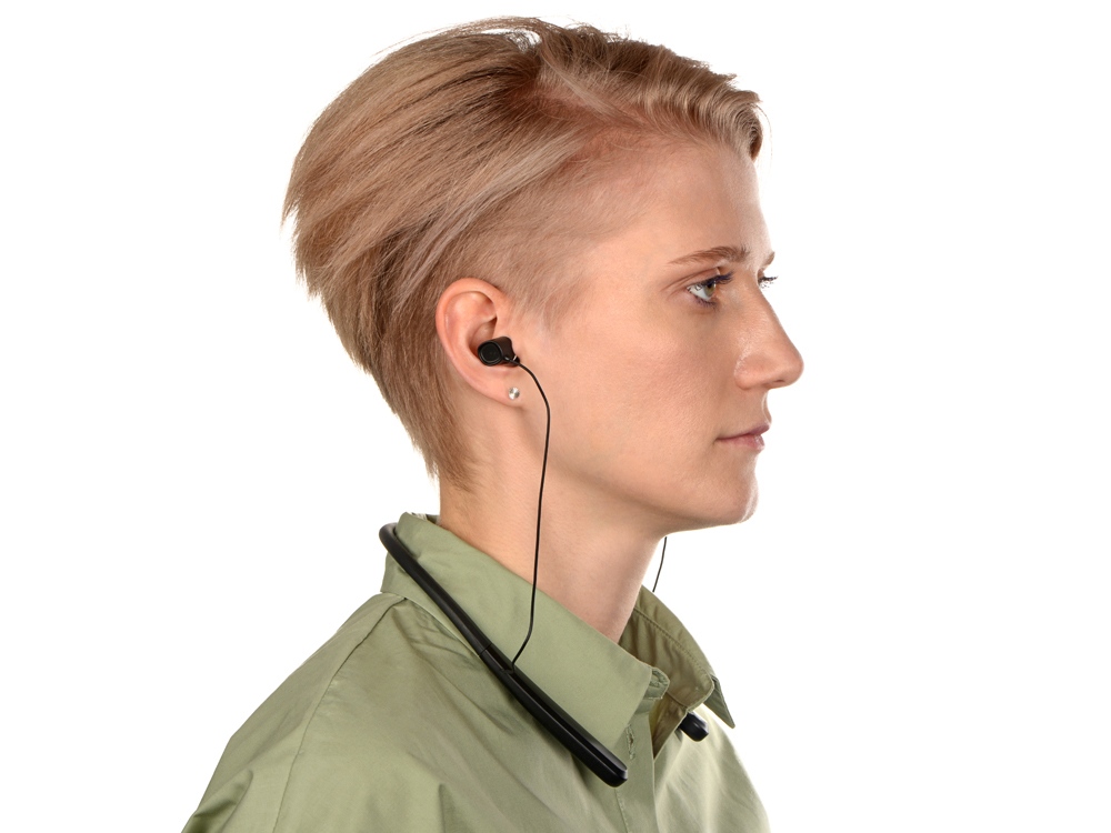 Беспроводные наушники с микрофоном Soundway, черный/белый, черный, белый
