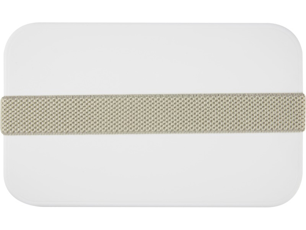 MIYO однослойный ланчбокс, pebble grey, белый, серый