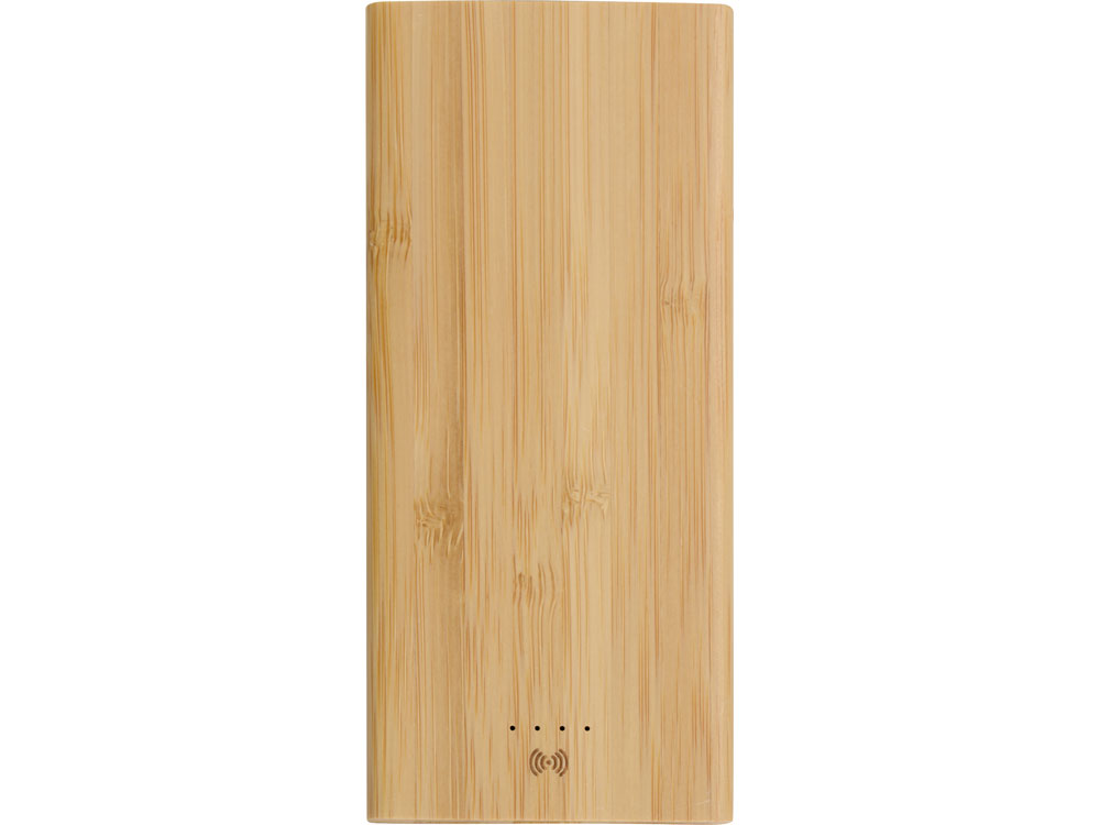 Внешний беспроводной аккумулятор из бамбука Bamboo Air, 10000 mAh (натуральный)