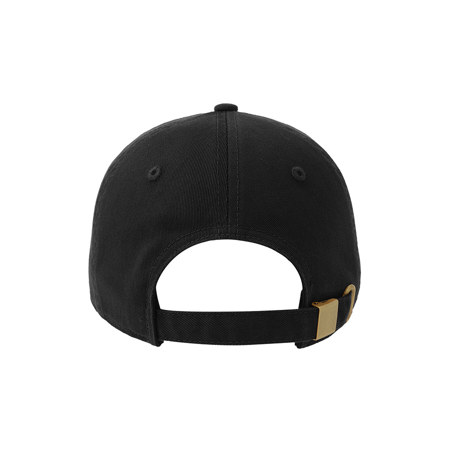 Бейсболка "DAD HAT-S FIVE", 5 клиньев, металлическая застежка, чёрный, 100% хлопок, 270 г/м2