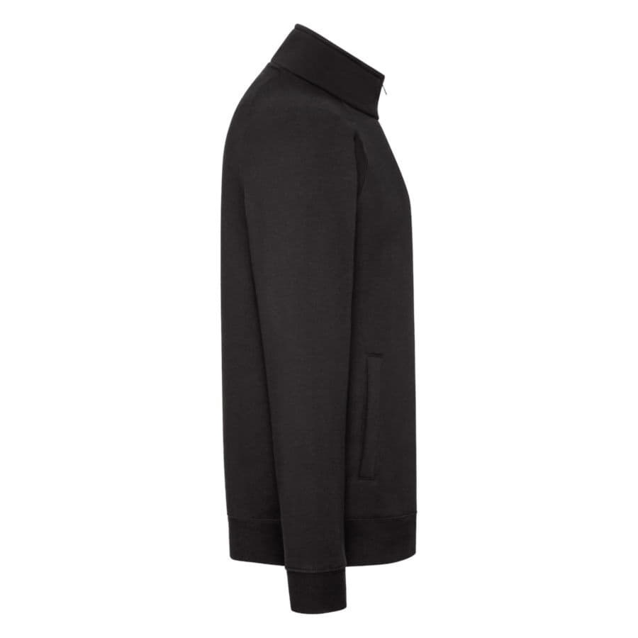 Толстовка "Sweat Jacket", черный, 70% х/б, 30% п/э, 280 г/м2