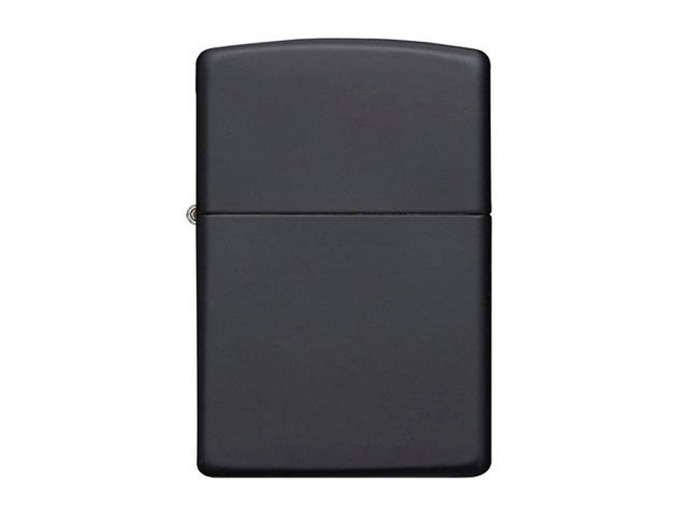 Зажигалка ZIPPO Classic с покрытием Black Matte, латунь/сталь, чёрная, матовая, 38x13x57 мм, черный