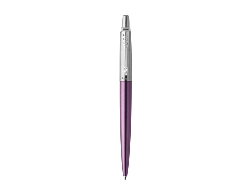 Шариковая ручка Parker Jotter Essential, Victoria Violet CT, стержень: Mblue, фиолетовый, серебристый