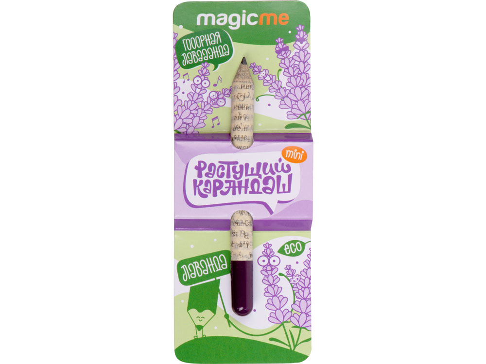 Растущий карандаш mini Magicme (1шт) - Лаванда, серый, темно-фиолетовый