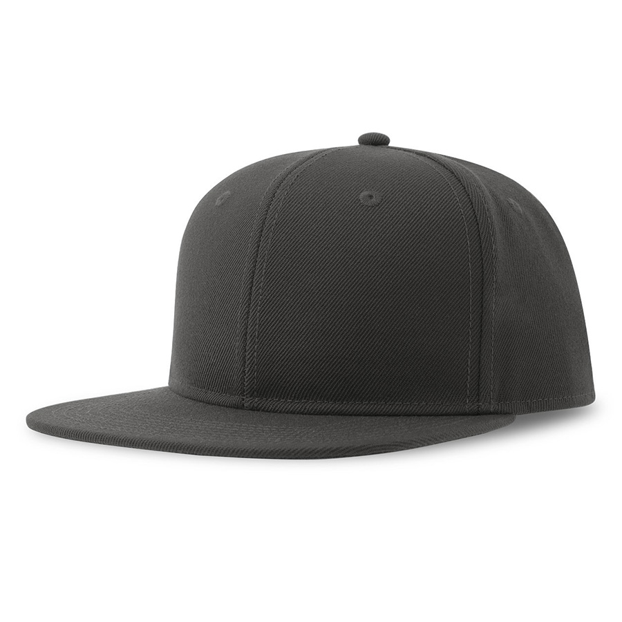 Бейсболка "SNAP BACK-S", 6 клиньев, пластиковая застежка, тёмно-серый, 100% переработанный полиэстер, 300 гр/м2