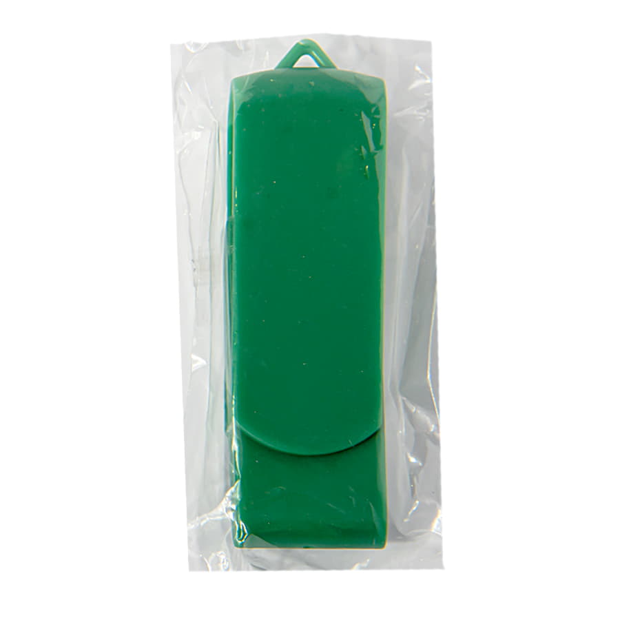 USB flash-карта SWING (16Гб), зеленый, 6,0х1,8х1,1 см, пластик