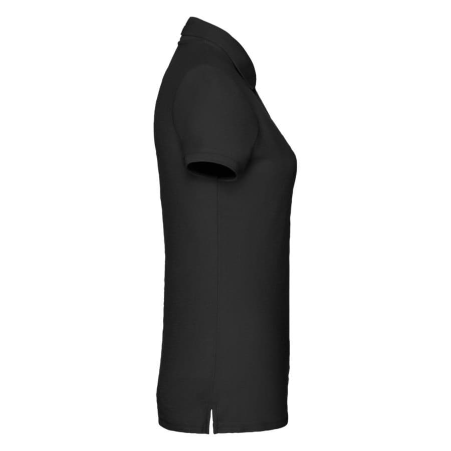 Поло "Lady-Fit 65/35 Polo", черный, 65% п/э, 35% х/б, 180 г/м2