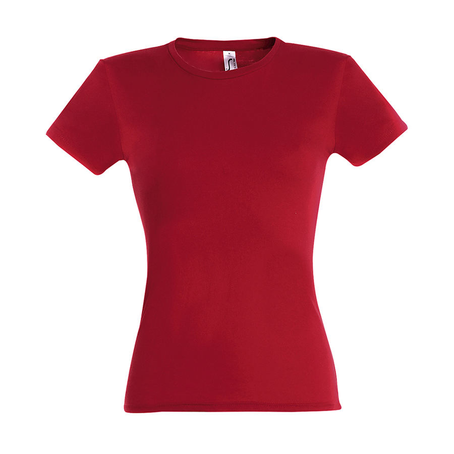 Футболка "Miss", красный, 100% х/б, 150 г/м2