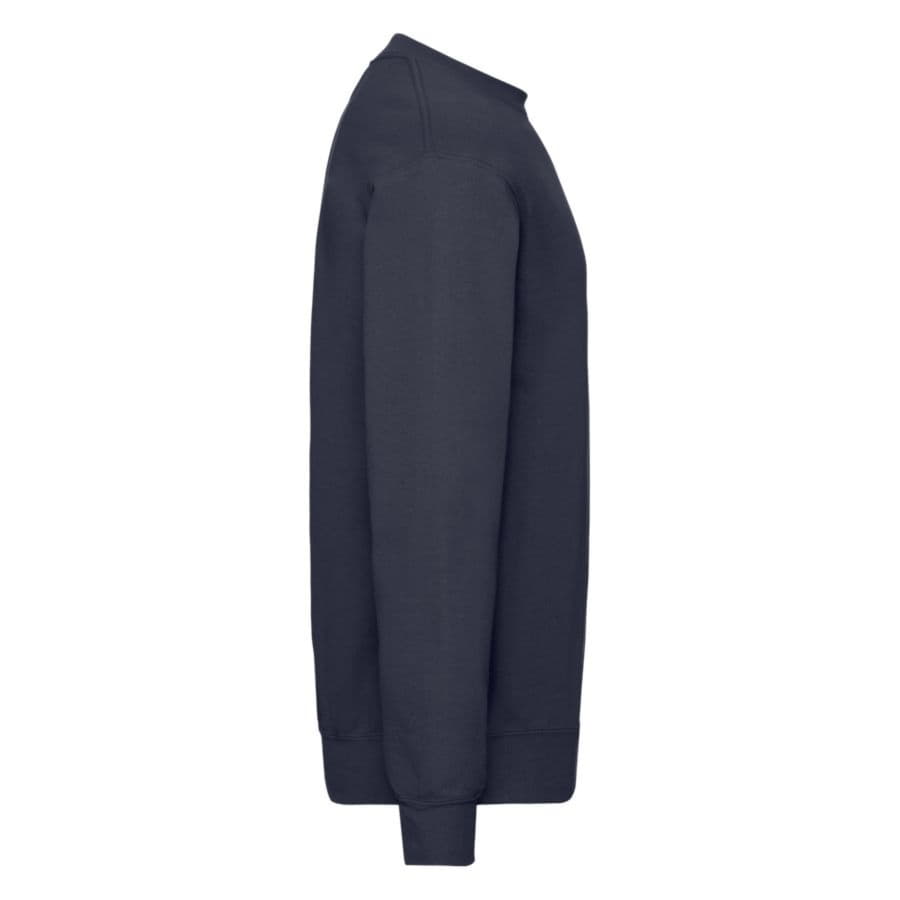 Свитшот с начесом "Classic Set-In Sweat", глубокий темно-синий, 80% х/б 20% полиэстер, 280 г/м2