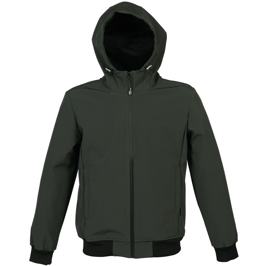 Куртка мужская "LONDON", тёмно-зелёный, 2XL, 94% полиэстер, 6% эластан,  300 г/м2