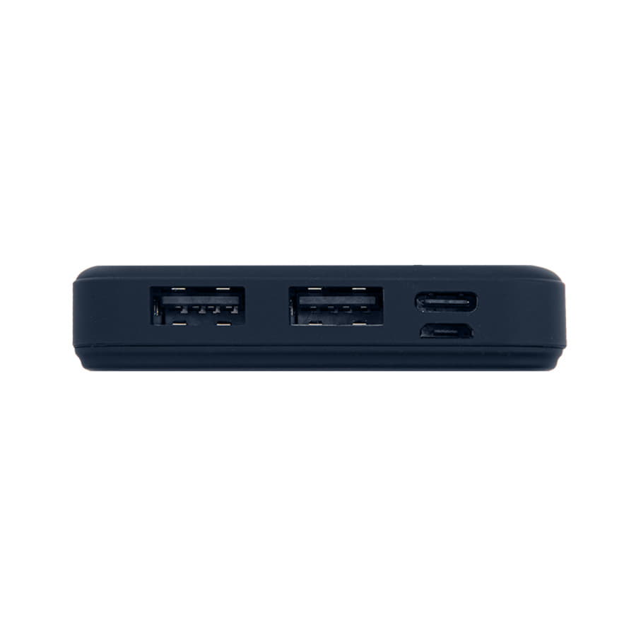 Универсальный аккумулятор Flash 10 (10000 мАч) с подсветкой и soft touch,синий,13,7х6,87х1,55 см