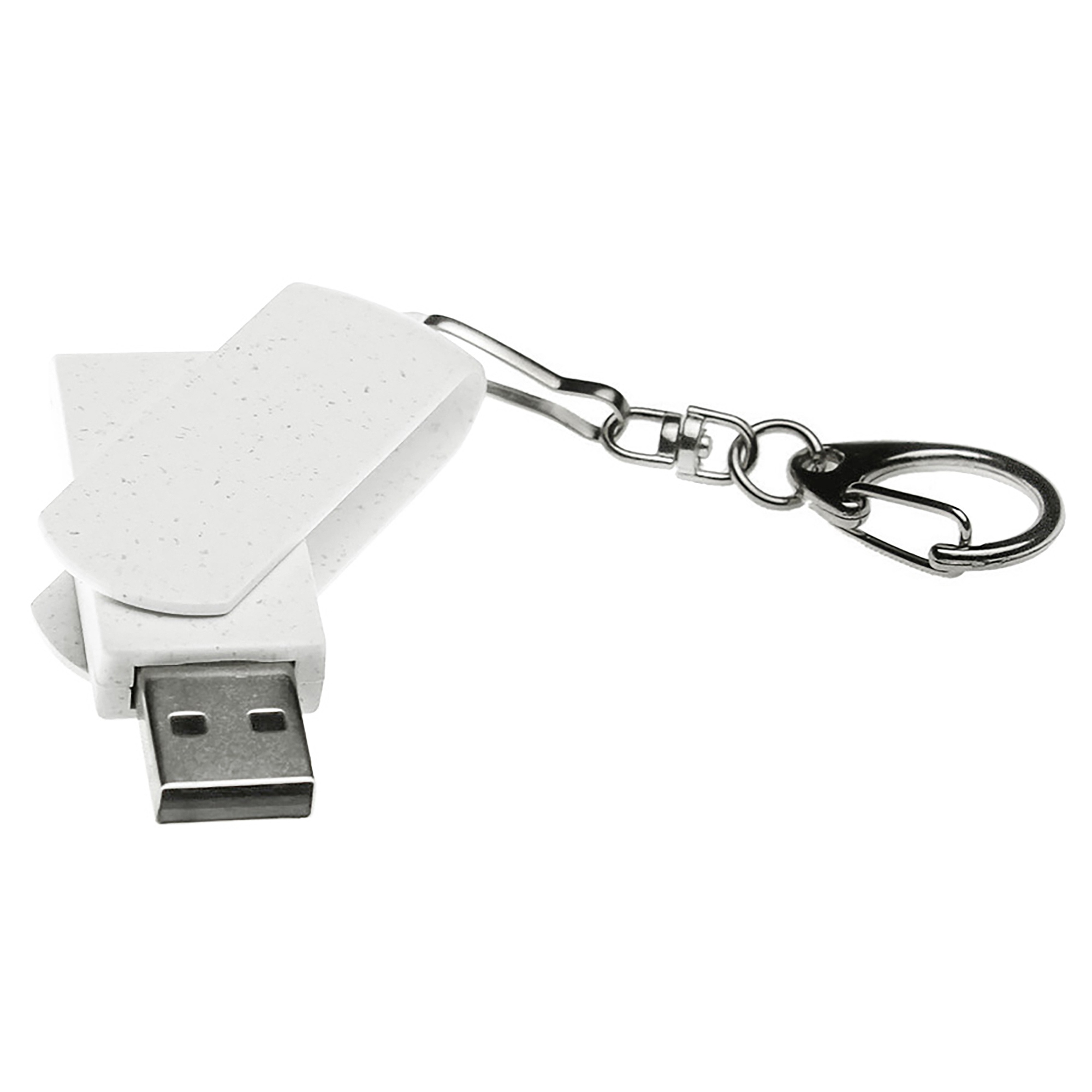 Флешка USB 2.0 Варуна на 16 ГБ, крапчатый белый
