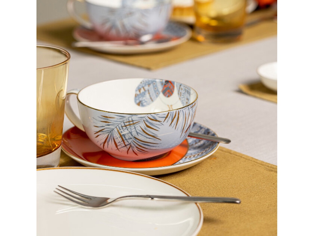 Тарелка Valerie Concept PLATE UNI GLD, белый