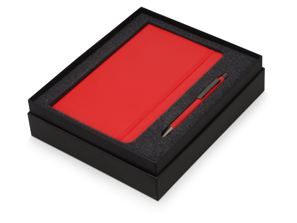 Подарочный набор Moleskine Van Gogh с блокнотом А5 Soft и ручкой, красный, красный, красный